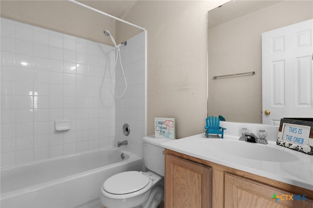 2810 Scottsdale Dr, Killeen, TX 76543 - full bath featuring vanity and shower / washtub combination