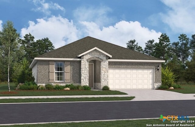 2709 Nueva Cordova, Seguin, TX 78155 - view of front facade with a garage