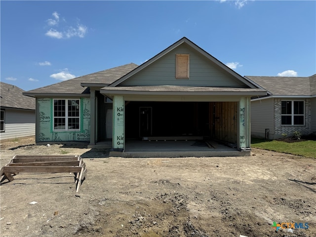 view of property under construction