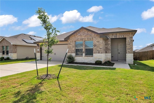 2358 Aylesbury Dr, Copperas Cove, TX 76522 - view of front facade featuring brick siding, concrete driveway, an attached garage, and stone siding