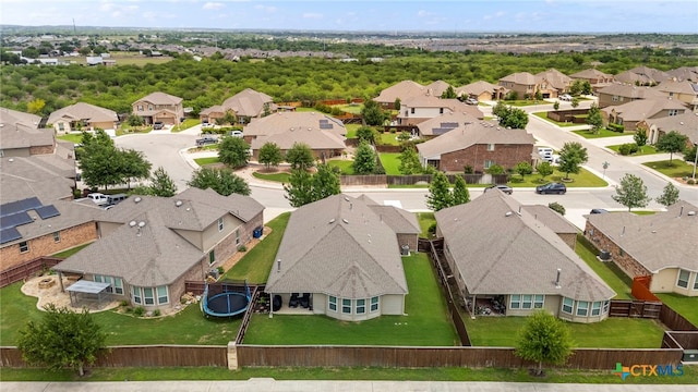 drone / aerial view featuring a residential view
