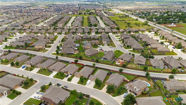 bird's eye view featuring a residential view