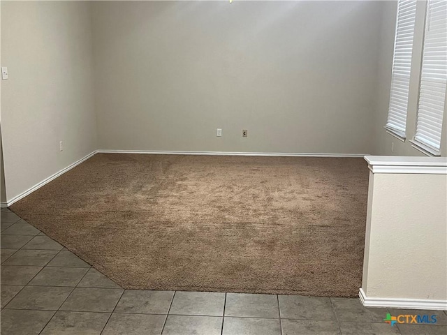 empty room with carpet floors