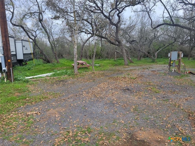 view of road