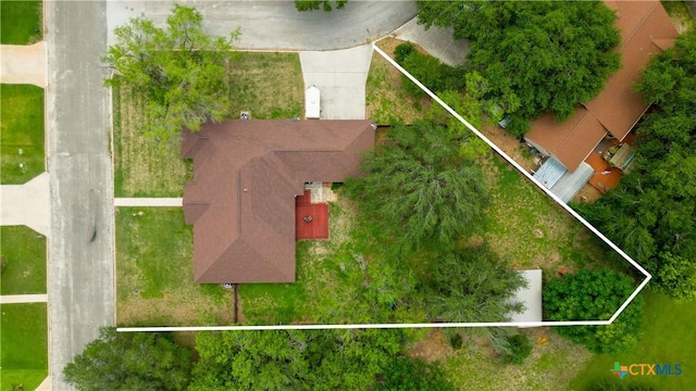 1233 Oakcrest Dr, Pleasanton, TX 78064 - view of subject property featuring property boundaries highlighted