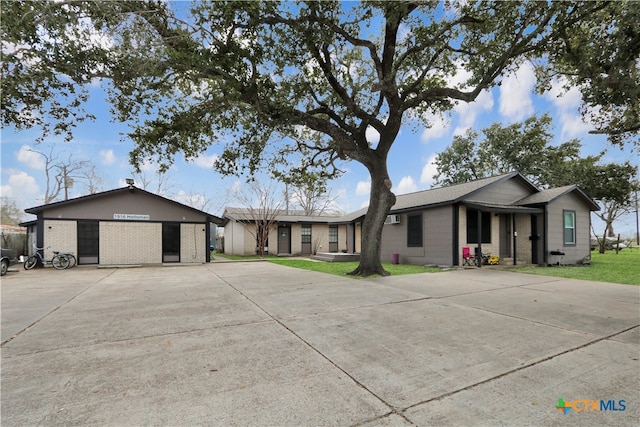 view of ranch-style home