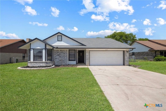 3317 Westrim Dr, Killeen, TX 76549 - ranch-style house featuring an attached garage, concrete driveway, and brick siding