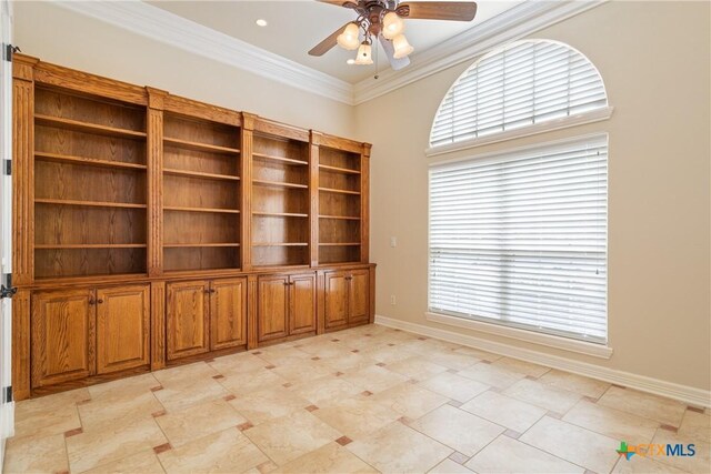 bedroom with dark wood-type flooring and ceiling fan