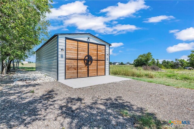 view of outbuilding