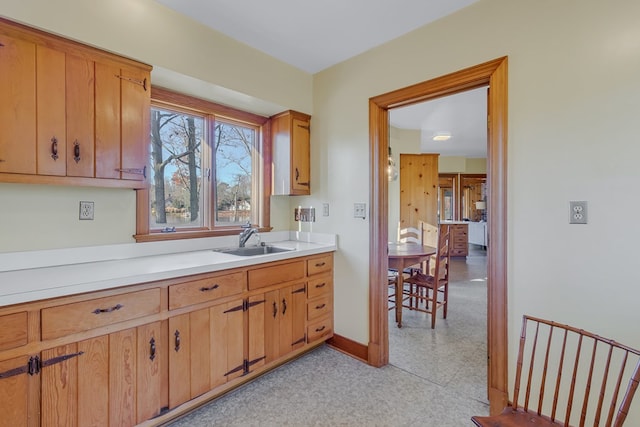 kitchen featuring sink