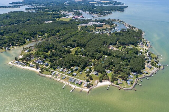 250 Pocahontas Ave, Deltaville, VA 23043 - aerial view of property's location with a large body of water