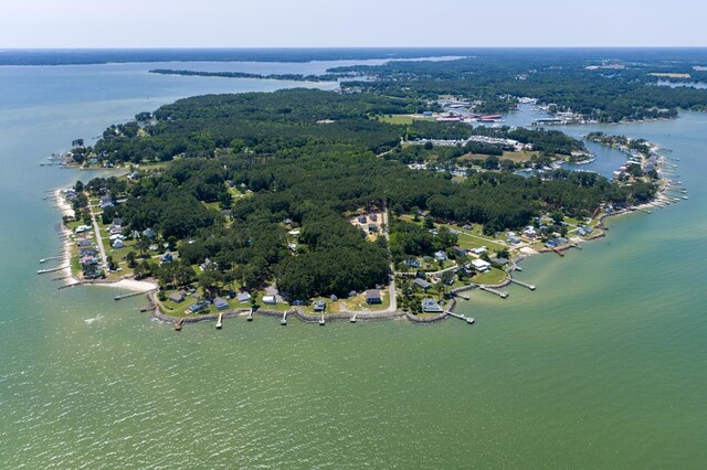 250 Pocahontas Ave, Deltaville, VA 23043 - drone / aerial view of a nearby body of water