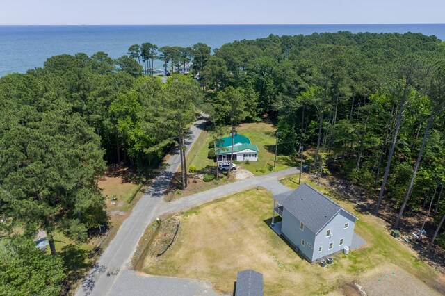 250 Pocahontas Ave, Deltaville, VA 23043 - view from above of property featuring a large body of water