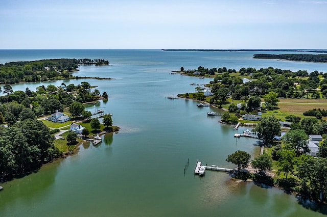 131 Henry Creek Ln, Kilmarnock, VA 22482 - drone / aerial view of a large body of water