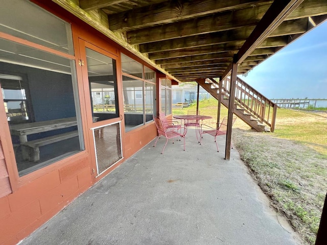 59 Judith Sound Cir, Lottsburg, VA 22511 - view of patio featuring stairs