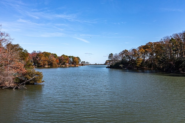 property view of water