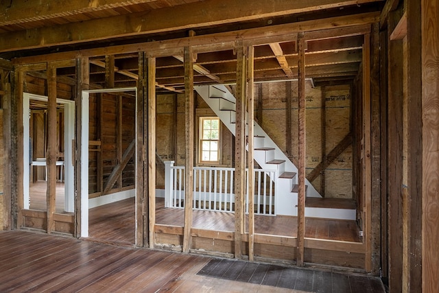 2274 Menokin Rd, Warsaw, VA 22572 - misc room featuring wood-type flooring