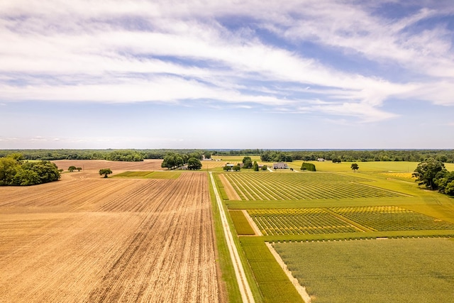 2274 Menokin Rd, Warsaw, VA 22572 - overview of rural landscape with abundant farmland