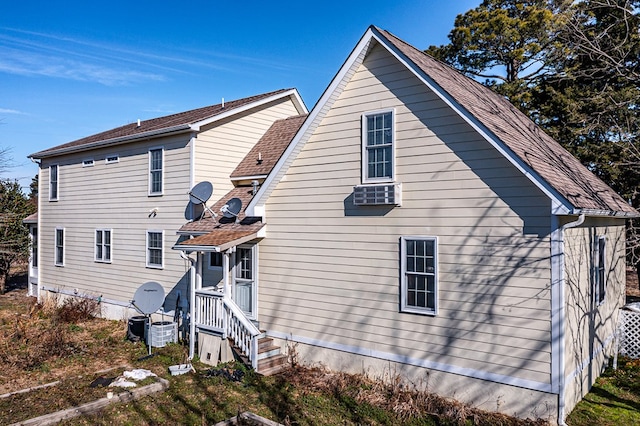 view of back of property