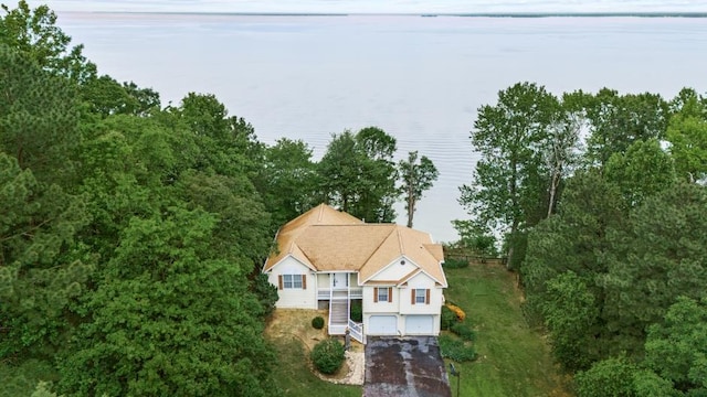 1753 N Independence Dr, Montross, VA 22520 - view from above of property with a nearby body of water