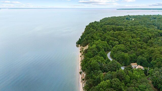 1753 N Independence Dr, Montross, VA 22520 - drone / aerial view of a nearby body of water and a forest