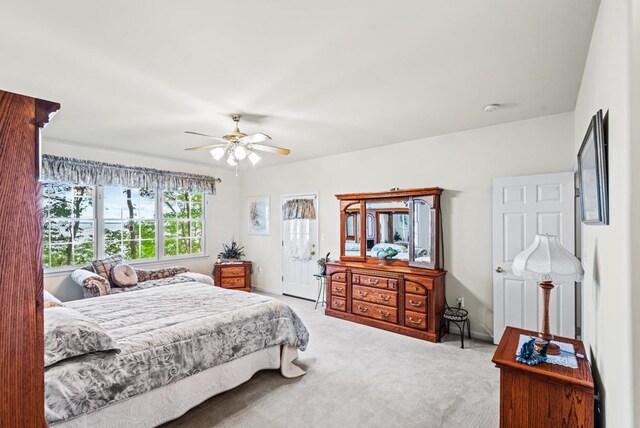1753 N Independence Dr, Montross, VA 22520 - bedroom with carpet floors, ceiling fan, and baseboards