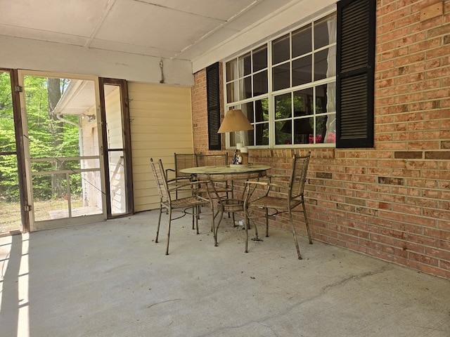 309 Riverview Dr, Heathsville, VA 22473 - exterior space with outdoor dining area