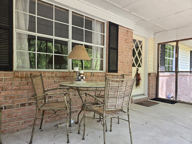309 Riverview Dr, Heathsville, VA 22473 - view of unfurnished sunroom