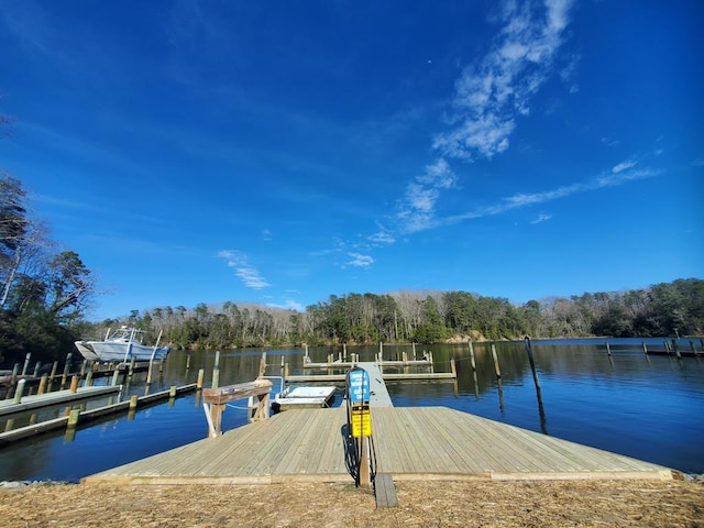 309 Riverview Dr, Heathsville, VA 22473 - view of dock featuring a water view