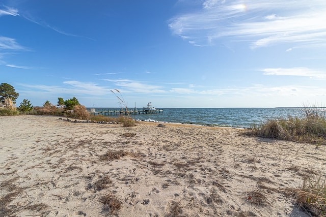 water view with a beach view