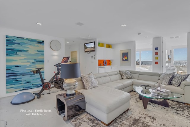 view of living room