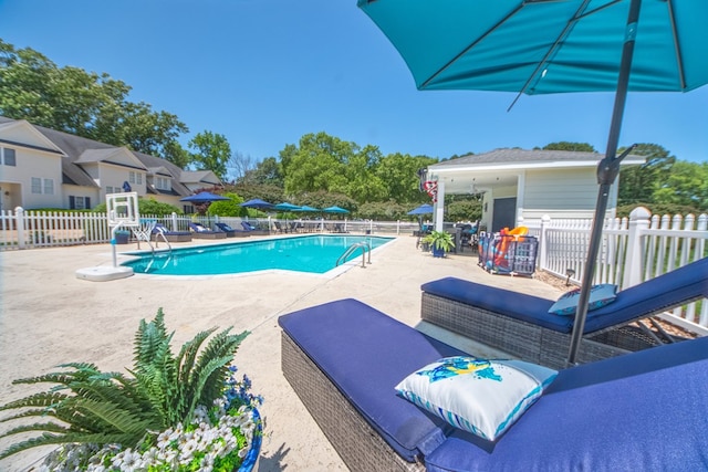 1032 Fishing Bay Rd, Deltaville, VA 23043 - community pool with a patio