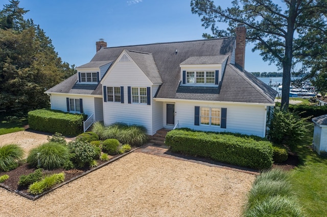 1032 Fishing Bay Rd, Deltaville, VA 23043 - view of front of house featuring a chimney