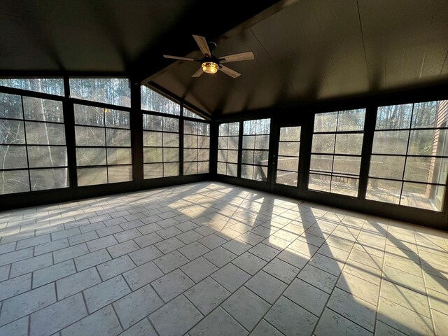 1113 Dillard St, Tappahannock, VA 22520 - unfurnished sunroom with ceiling fan and plenty of natural light