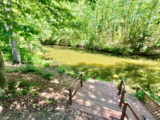 1113 Dillard St, Tappahannock, VA 22520 - view of yard featuring a boat dock