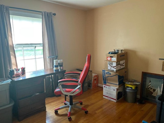 155 Rouzie Dr, Tappahannock, VA 22560 - home office with wood finished floors