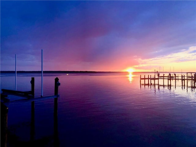 146 Rappa Point Rd, Warsaw, VA 22572 - dock with a water view