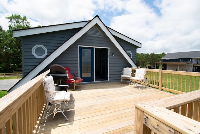 1150 Brammer Dr, Heathsville, VA 22473 - view of wooden terrace