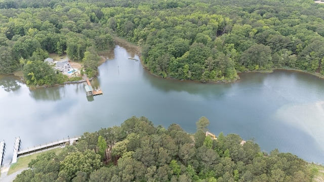 1150 Brammer Dr, Heathsville, VA 22473 - aerial view of property and surrounding area featuring a nearby body of water and a forest