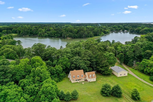 367 Edgewater Ln, Montross, VA 22520 - view of subject property with a heavily wooded area and a large body of water
