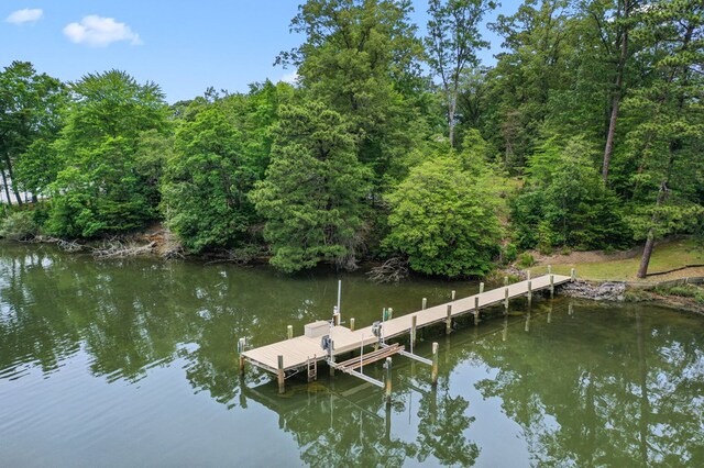 367 Edgewater Ln, Montross, VA 22520 - dock area with a water view