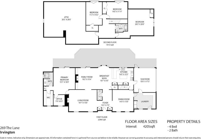 269 The Ln, Irvington, VA 22480 - room layout