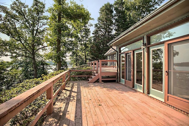 1061 Twiggs Ferry Rd, Hartfield, VA 23071 - view of wooden deck