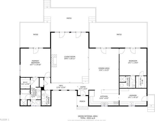 1061 Twiggs Ferry Rd, Hartfield, VA 23071 - view of home floor plan