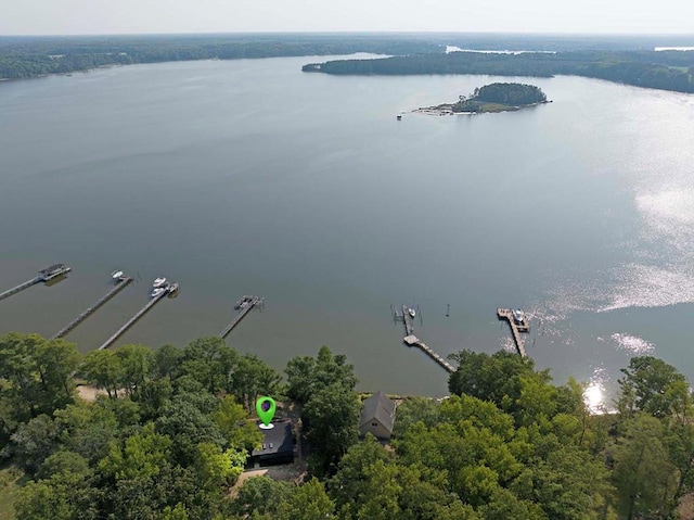 1061 Twiggs Ferry Rd, Hartfield, VA 23071 - drone / aerial view of a nearby body of water