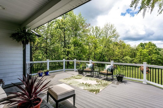 view of deck