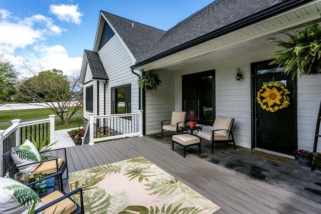 view of deck