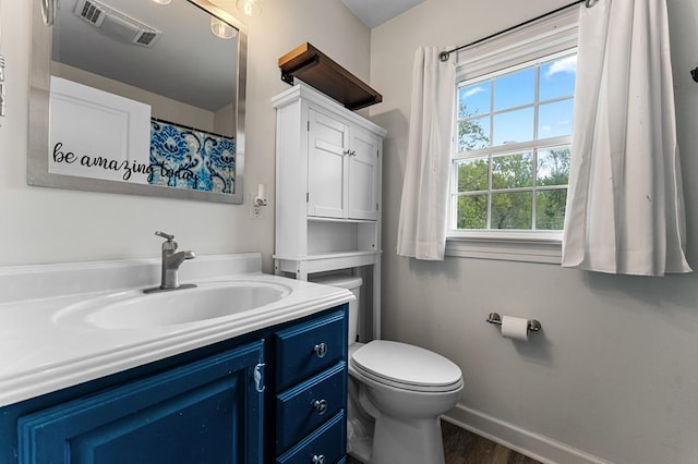 15498 Kings Hwy, Montross, VA 22520 - bathroom featuring vanity and wood finished floors