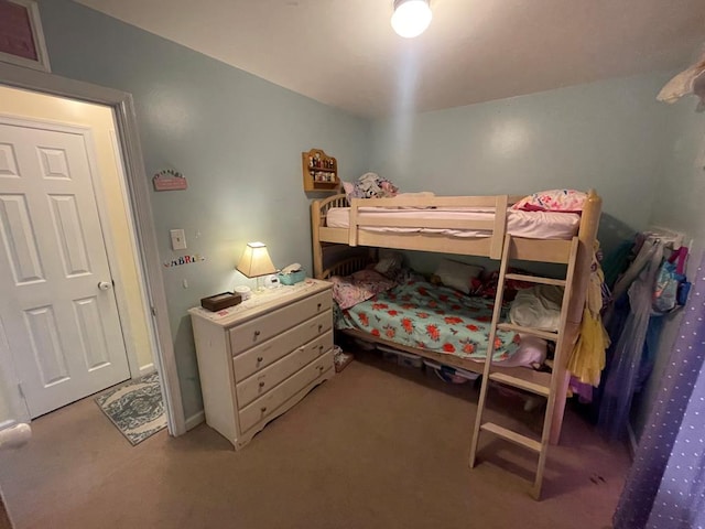 bedroom with carpet flooring