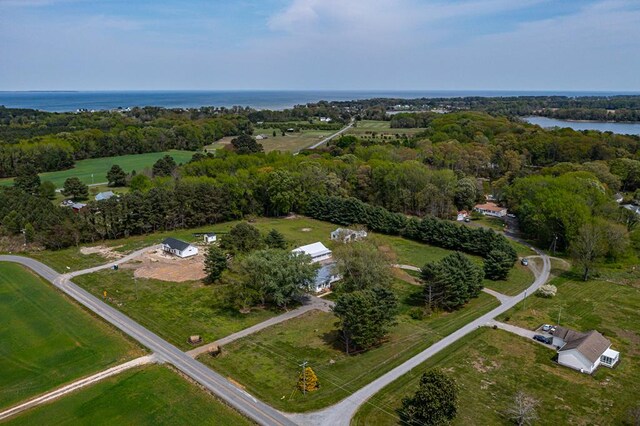 2920 Newmans Neck Rd, Heathsville, VA 22473 - aerial overview of property's location featuring a large body of water